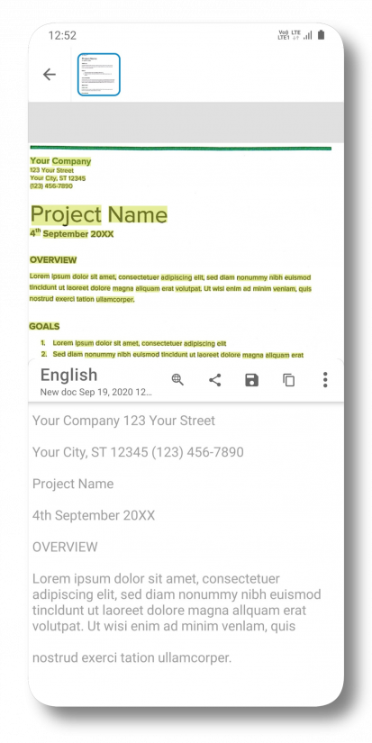 ocrText ocrText